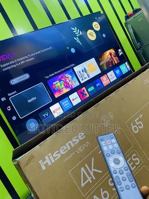 Barely Used Hisense 65” A6series Smart Tv