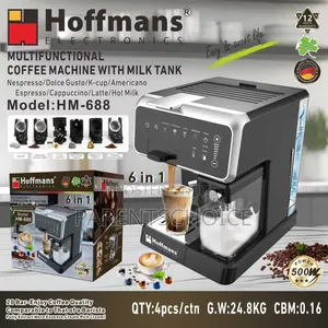 Hoffmans Hm-688 Automatic Coffee Maker 20 Bar