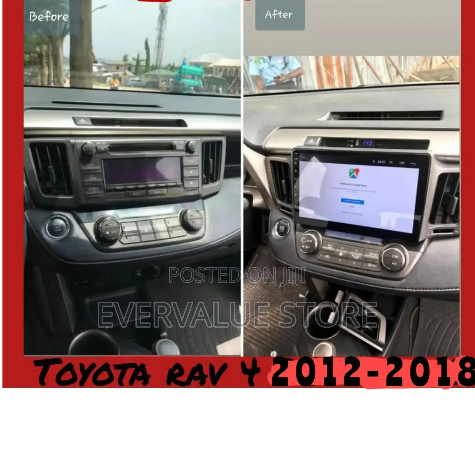 Toyota Rav4 2012-2018 Android Player + Reverse Camera