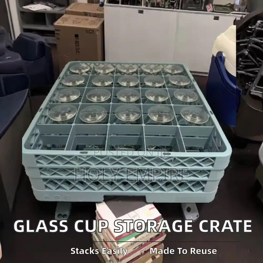 Glass Cups Storage Rack/Crate