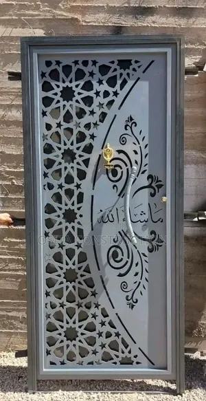 Wronght Iron Laser Cut Door