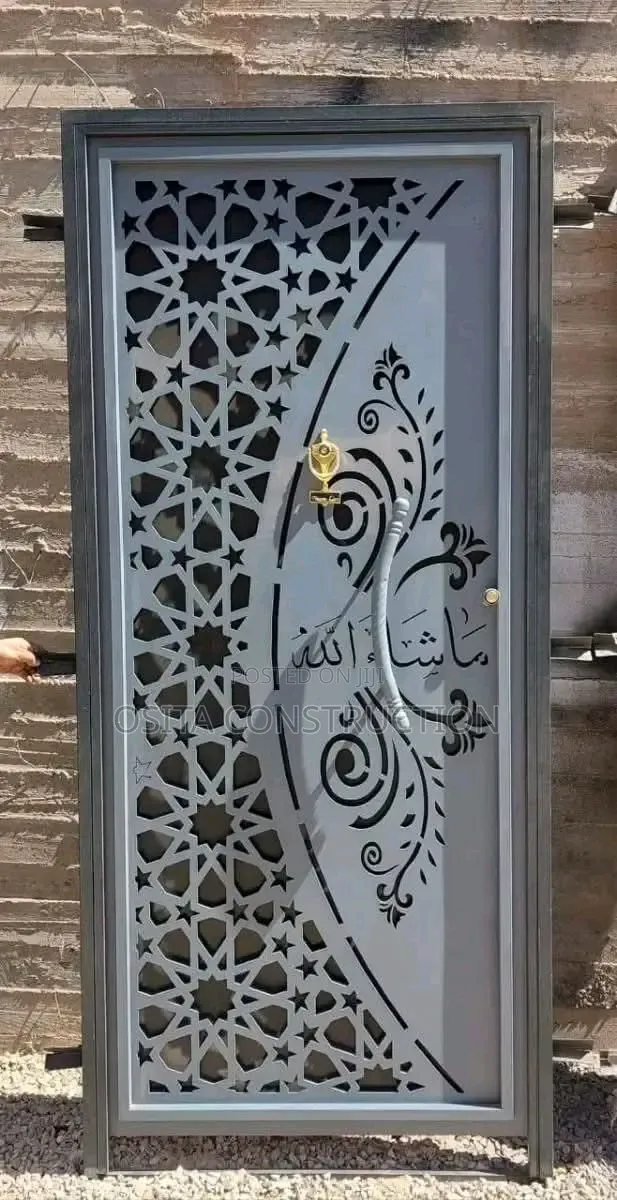 Wronght Iron Laser Cut Door