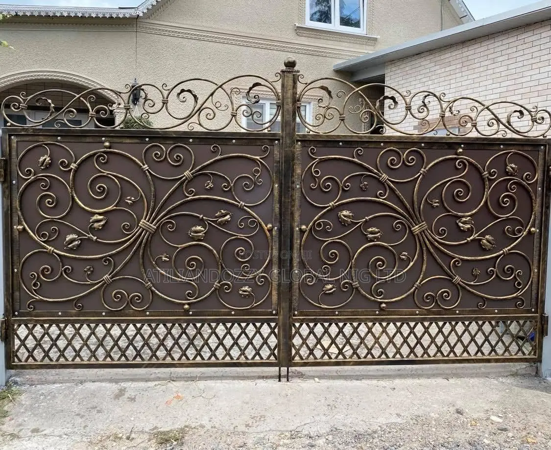 Wrought Iron Steel Gate Beep