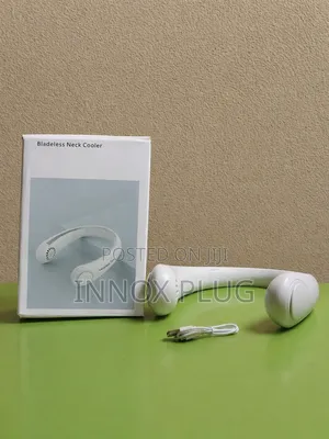 Rechargeable Bladeless Neck Fan – Portable Wearable Cooling Fan