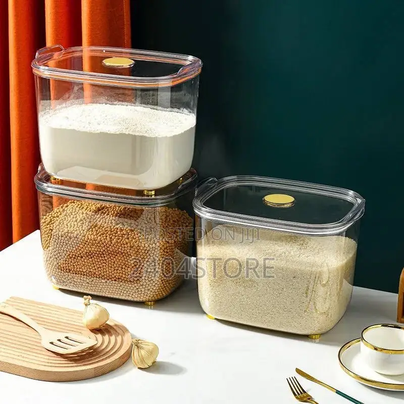 2 Acrylic Rice Bin