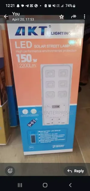 150w Akt Solar Light.