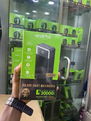 Oraimo 30,000mah Powerbank 7300q Display