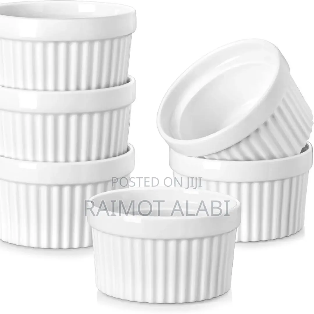 12pcs High Quality Ceramic White Bowl