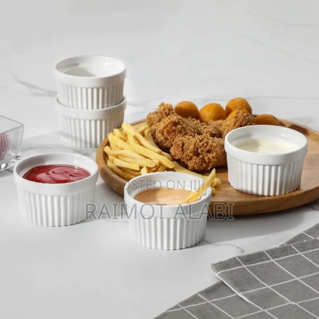 12pcs High Quality Ceramic White Bowl
