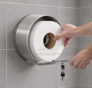 Stainless Steel Tissue Box Round