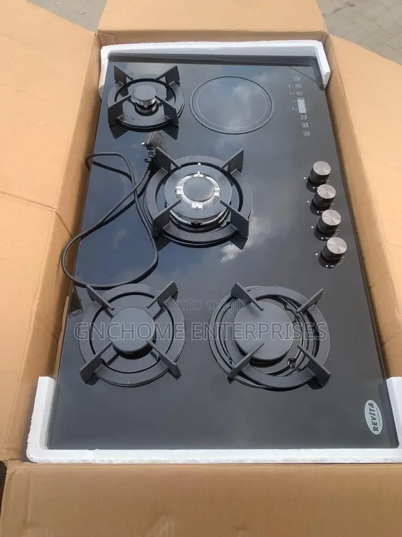 Inbuilt Five Burner With Timer 90cm