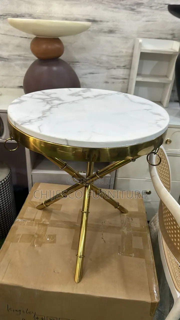 Quality Round Marble Side Stool
