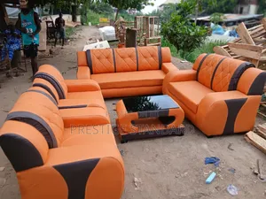 A Standard Leather Couch