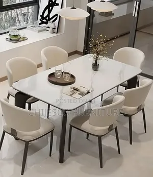 High Quality 6 Seater Marble Dinning Set