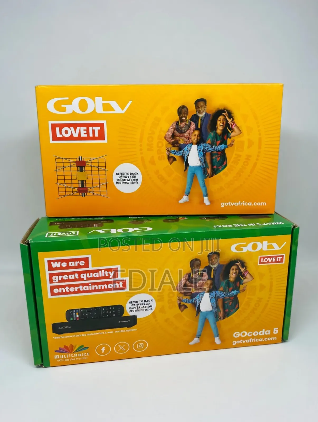 Gotv Decoder, Antenna And Subscription.