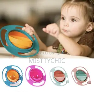 Universal Gyro Bowl 360 Degree Rotation Spill Resistant