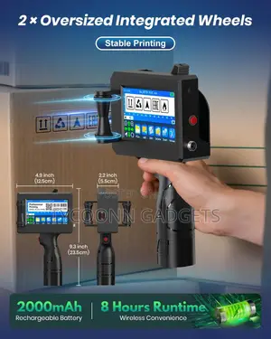 Handheld Inkjet Printer Fast-Drying Ink for Label/Image/Date/Bar Code