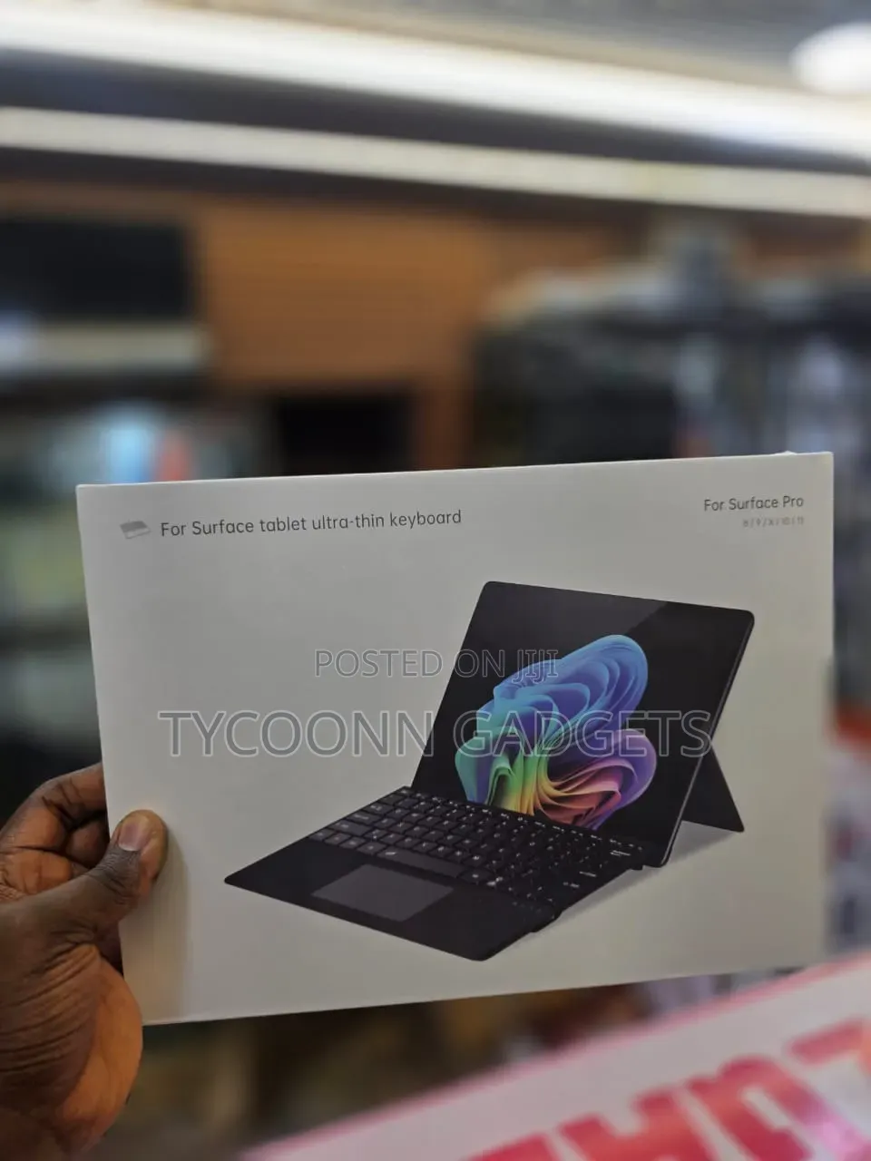 Microsoft Surface Pro Keyboard for 11/10/9/8/X, Bluetooth Type Cover