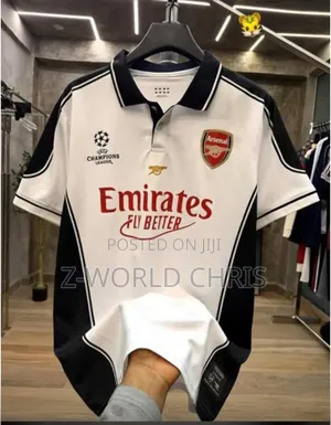 Arsenal Official Uefa Conference Pre-Match Polo Shirt