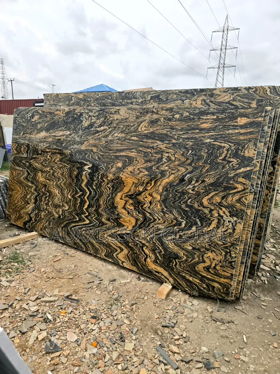 Black Dune Granite Slabs (Gangsaw)