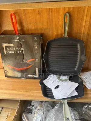 26cm Crofton Cast Iron Grill Pan.