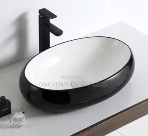 Black and White Countertops Basin
