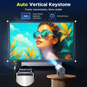 Rechargeable Smart Android Projector Outdoor Movie Projector,Wifi6