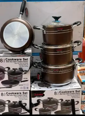 Dzire 8 Piece's of Cookware Set Pot Is Available