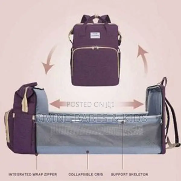 Multipurpose Foldable Baby Bag and Baby Cot Bed