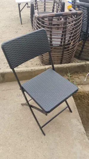 Folding Chairs and Tables Draft Rattan