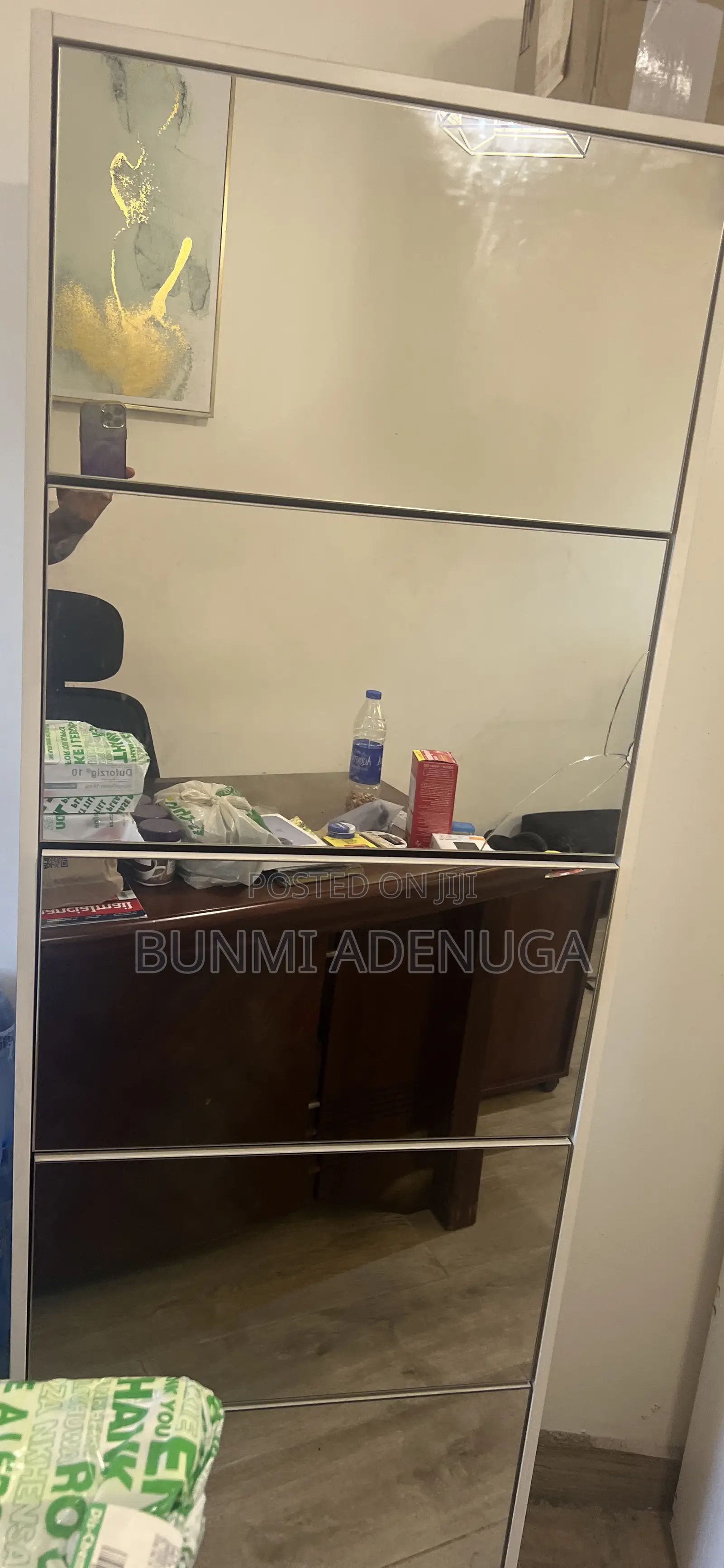 Imported Mirror Shoe Racks