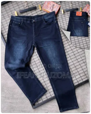 High Classic Men Jeans Trousers
