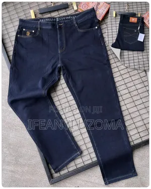 High Classic Men Jeans Trousers