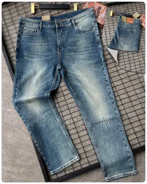High Classic Men Jeans Trousers
