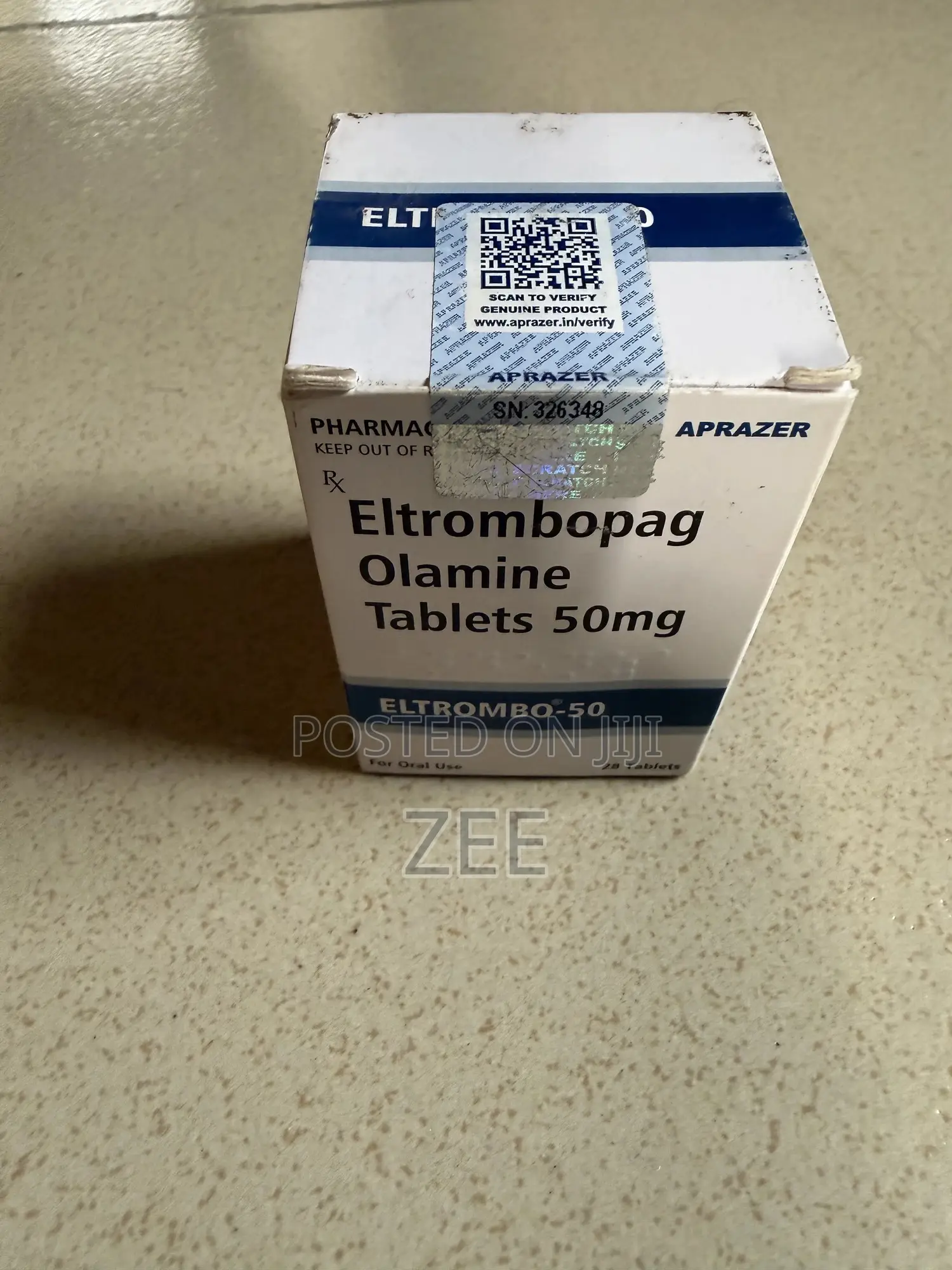 Eltrombopag Olamine Tablets 50mg