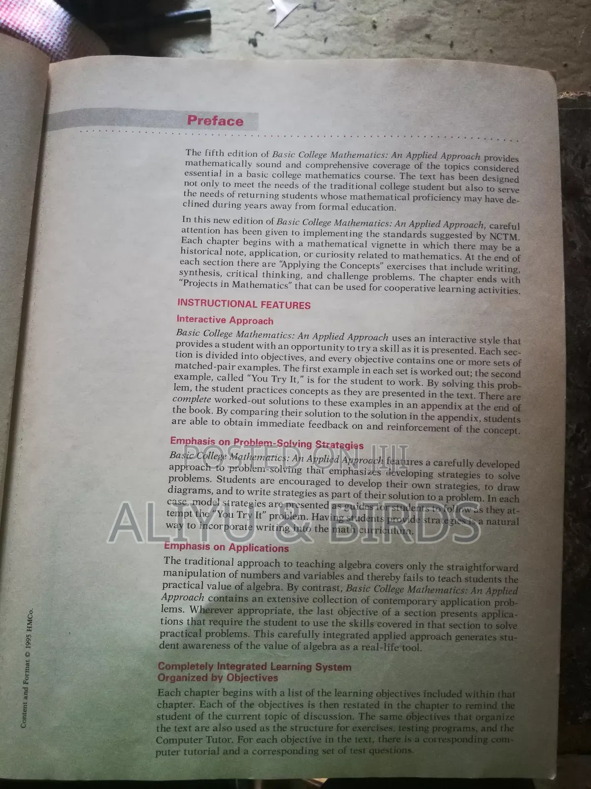 Basic Mathematics Textbook With the Manual for College Students
