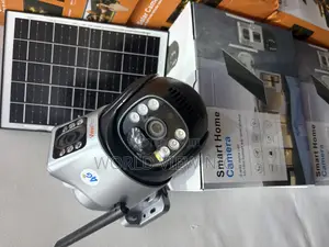 Solar CCTV Security Camera Dual Lens Sin Enabled