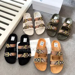Original New Burberry Urchin Slippers