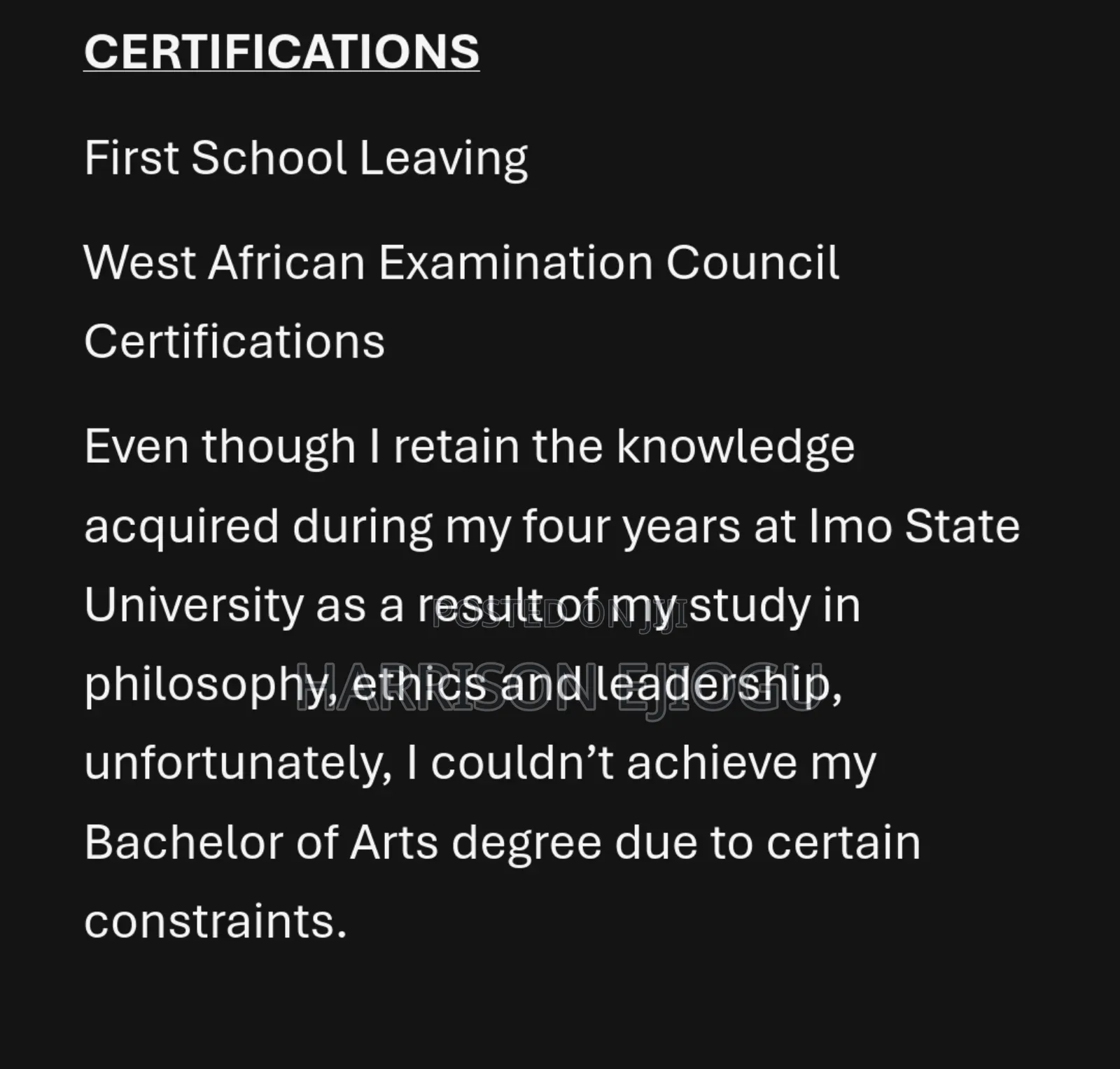 Curriculum Vitae