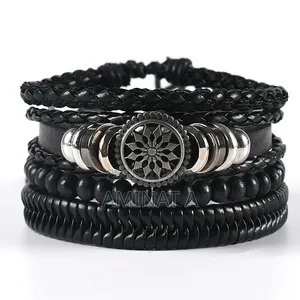 Classy Male Hand Bangle Bracelet Set