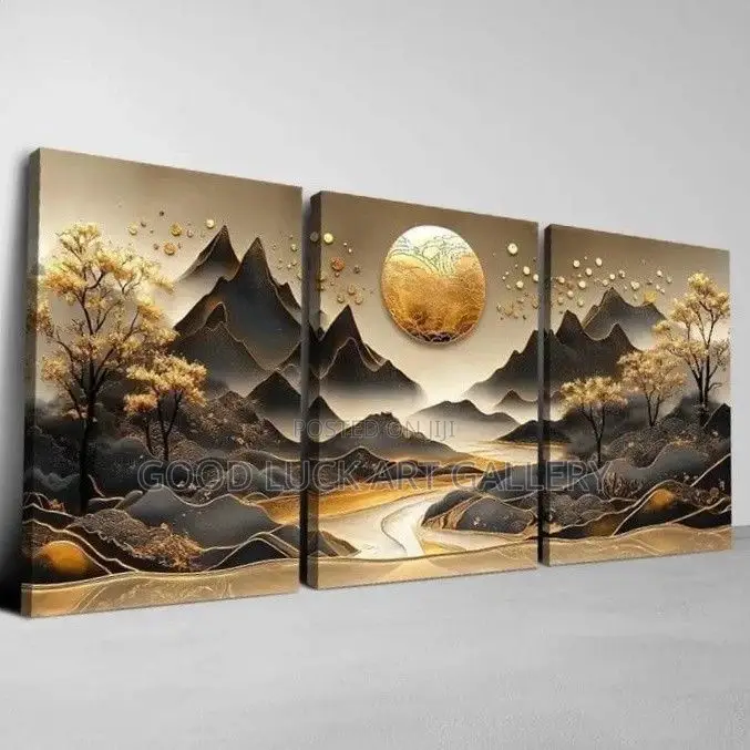 3 Piece Mountain Canvas