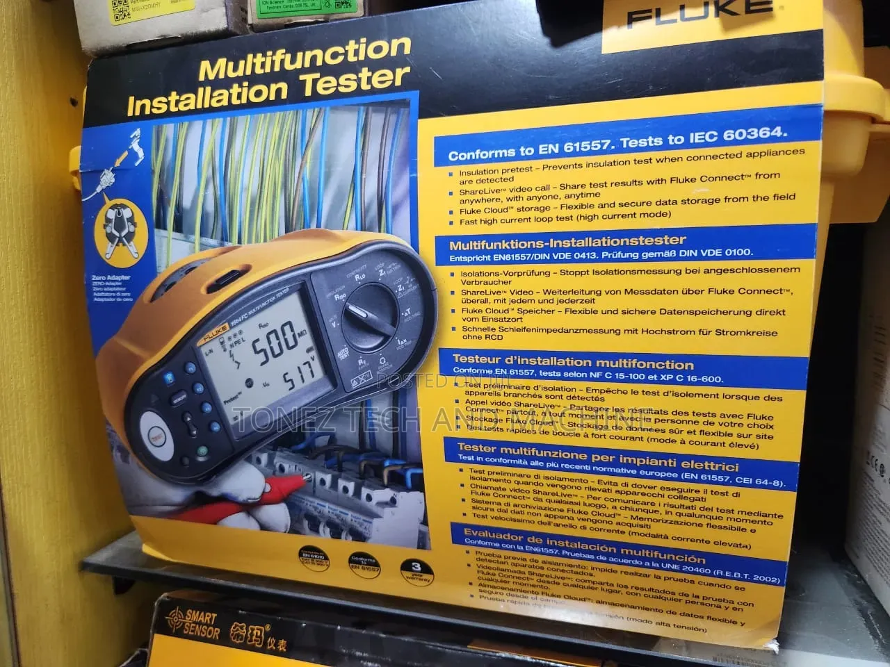 Fluke 1664fc Multifunction Installation Meter Mechanism Meter
