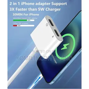 Promote 2 in 1 Audio and Charging Adaptor