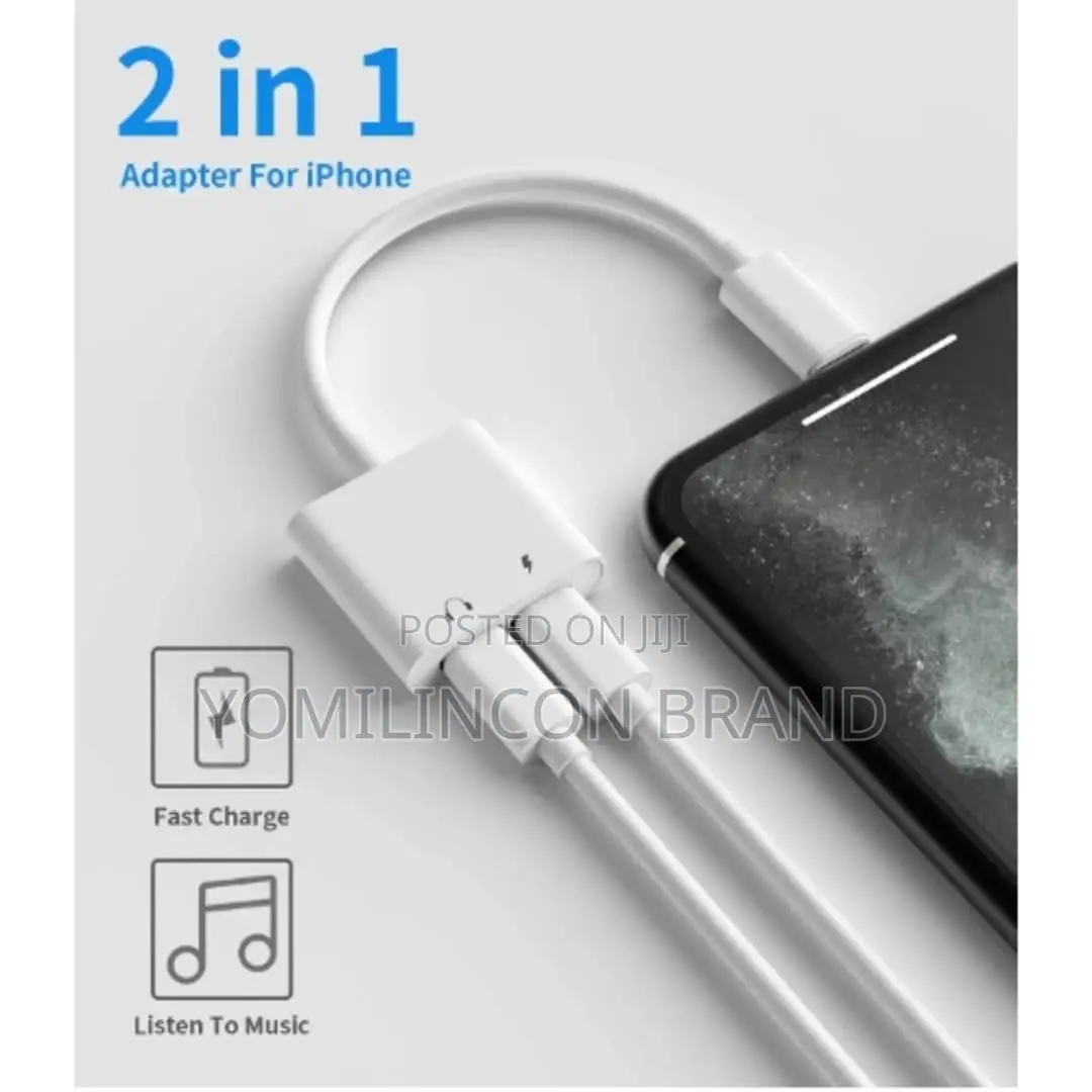 Promote 2 in 1 Audio and Charging Adaptor
