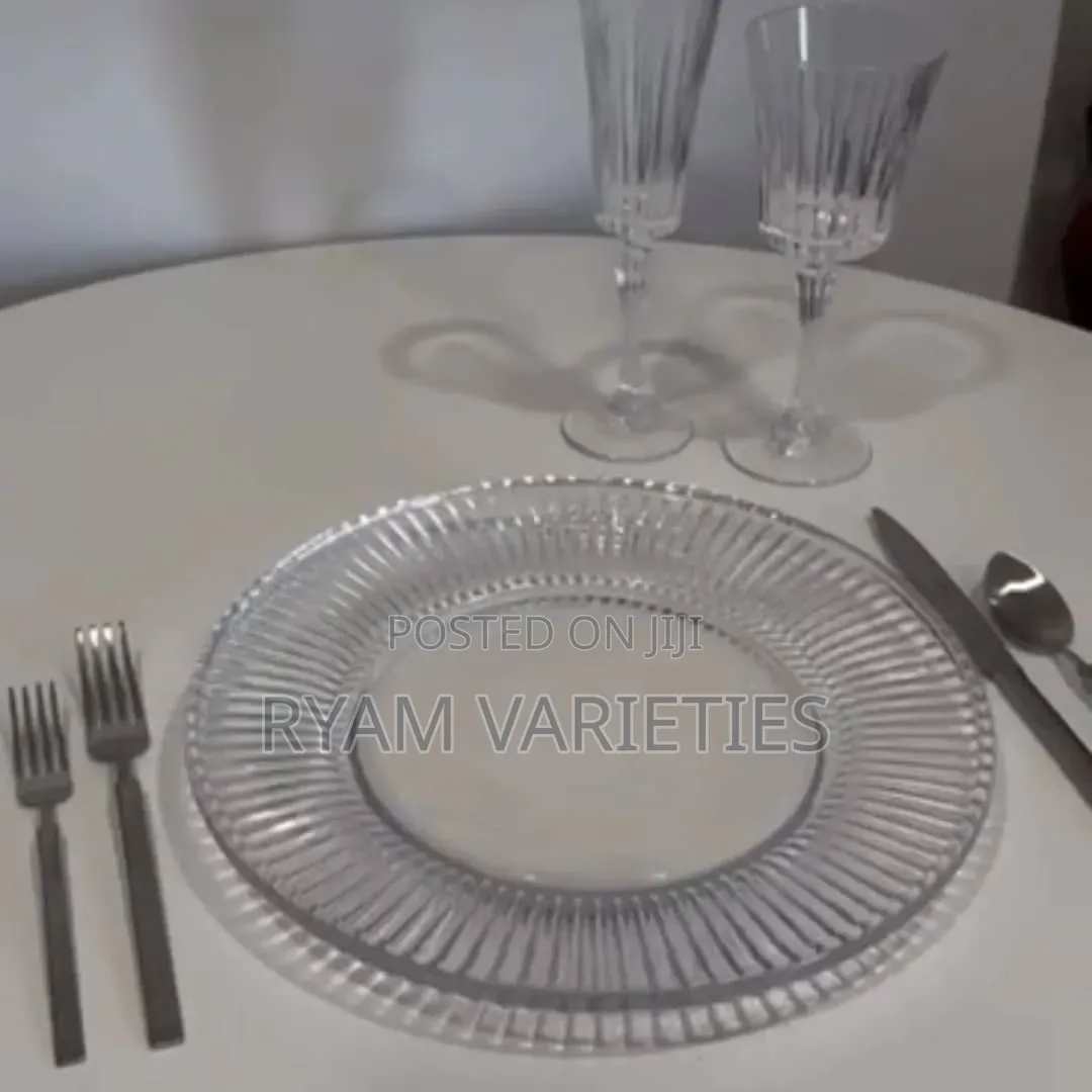 Acrylic Traparent Charger Plate