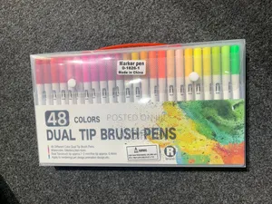 Marker Pen (48 PCS Dual Tip Brush Pens)