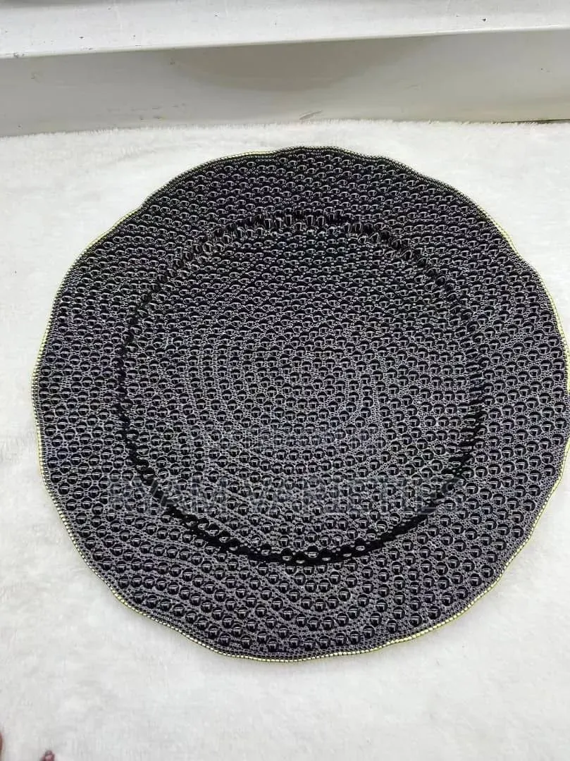 Quality Black Charger Plate