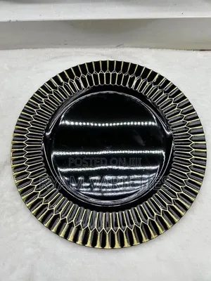 Quality Black Charger Plate