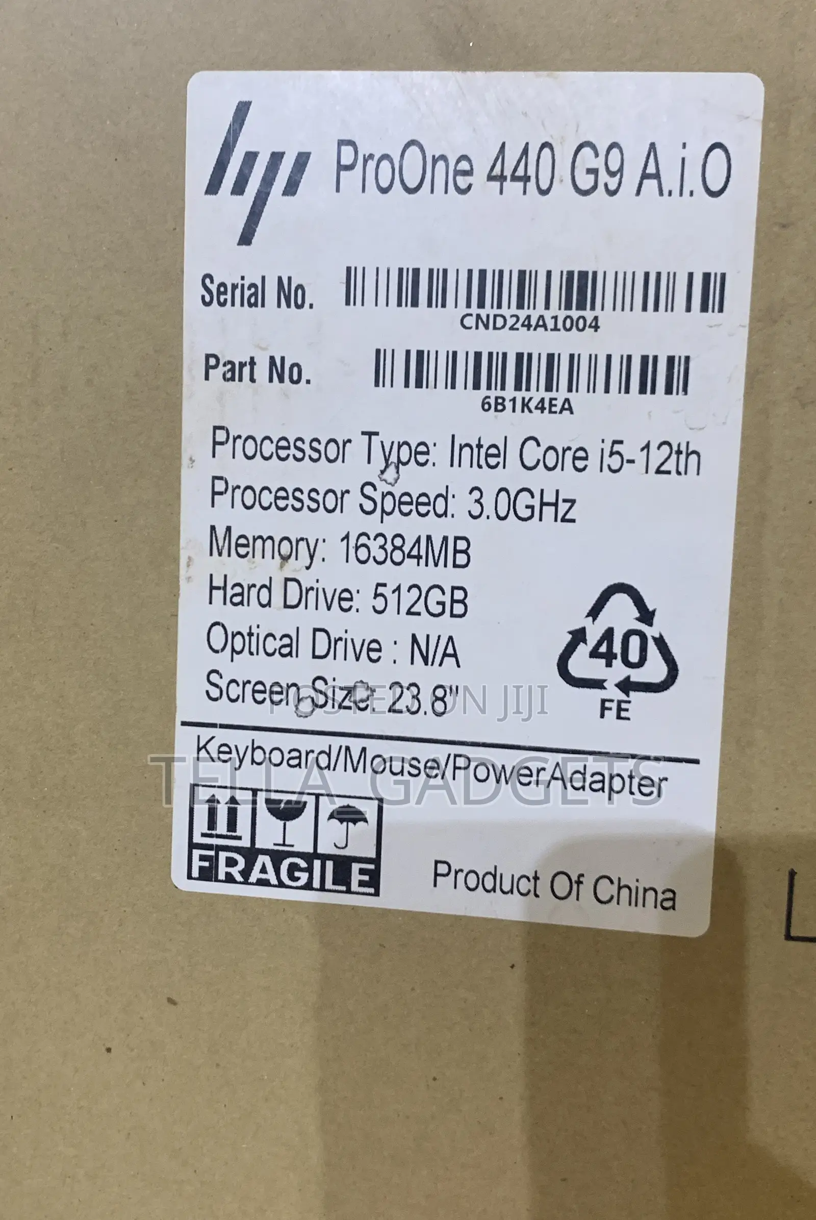 New Desktop Computer HP ProOne 400 16GB Intel Core i5 SSD 512GB