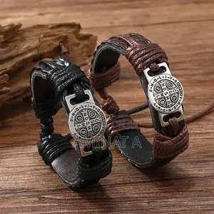 Men Hand Bangle - Black or Brown